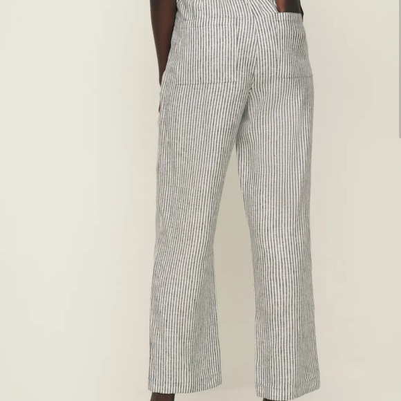 Reformation Remi Cropped Linen Pant Vineyard - Size M - Picture 3 of 4